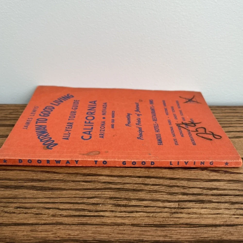 Vintage 1950 California Arizona Nevada Travel Guidebook "Doorway to Good Living" - Picture 7 of 12